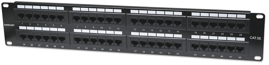 Pannello Patch UTP 48 Posti RJ45 cat. 5E